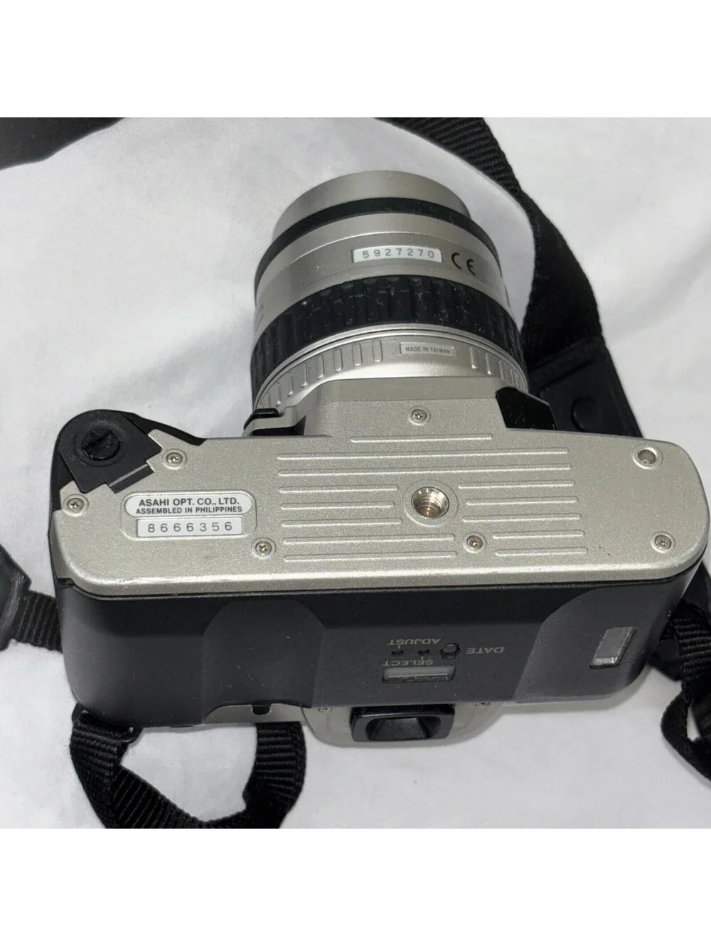 VTG Pentax ZX-50 Film Camera with 35-80mm Lens + Strap, 3 New Batteries - Works!